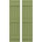 Ekena Millwork Americraft 4-Board, 3 Batten Exterior Real Wood Joined Board-n-Batten Shutters, ARW401BB414X51MGH, PR ARW401BB414X51MGH - alternate 1